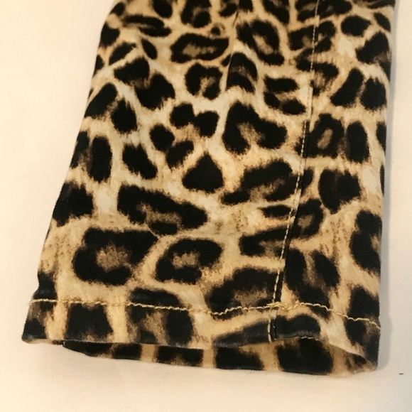 Leopard Print Skinny Jeans Size 1 - Picture 7 of 8